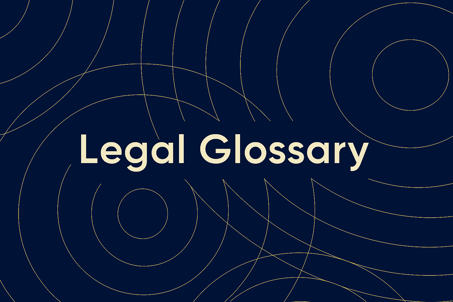 Splitifi Legal Glossary