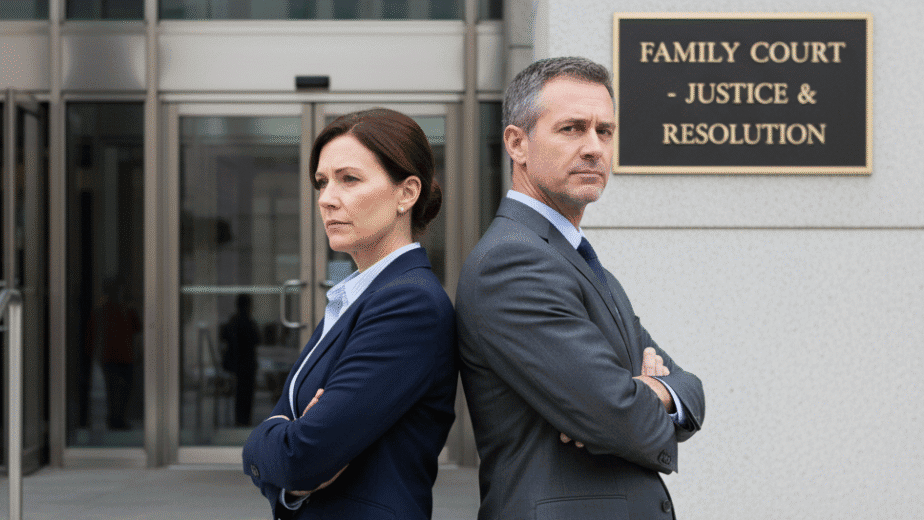 Illustration of non-marital vs marital property in divorce