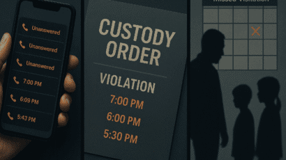 parental alienation tactics documentation showing custody interference patterns and warning signs